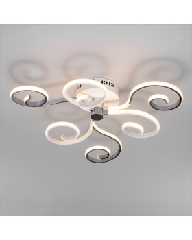 Накладная люстра Eurosvet 90149/3 белый/хром-foto2