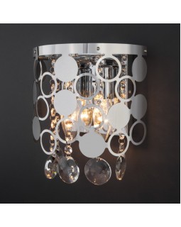 Бра Eurosvet 10114/2 хром/прозрачный хрусталь Strotskis-foto2