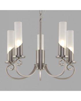 Подвесная люстра Eurosvet 60117/5 никель-foto2