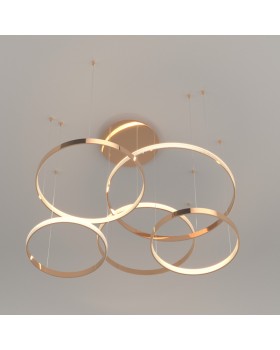 Подвесная люстра Eurosvet 90275/5 медный Smart-foto4