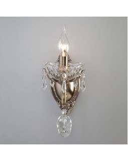 Бра Eurosvet 10103/1 античная бронза/прозрачный хрусталь Strotskis-foto2