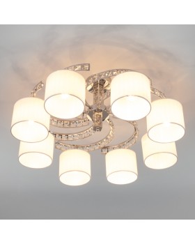 Люстра на штанге Eurosvet 60104/8 хром-foto2