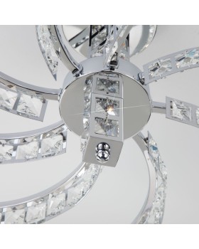 Люстра на штанге Eurosvet 60104/8 хром-foto4