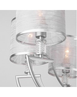 Подвесная люстра Eurosvet 60099/8 серебро-foto2