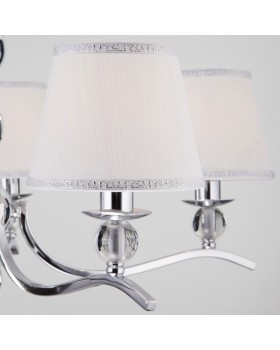 Подвесная люстра Eurosvet 60097/5 хром-foto2