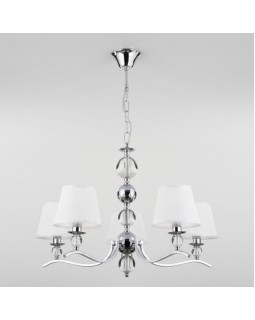 Подвесная люстра Eurosvet 60097/5 хром-foto3