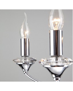 Подвесная люстра Eurosvet 60096/5 хром-foto2