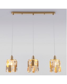 Подвесной светильник Eurosvet 50101/3 перламутровое золото-foto3