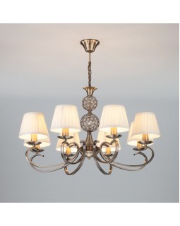 Подвесная люстра Eurosvet 60089/8 античная бронза-foto2
