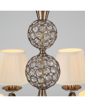 Подвесная люстра Eurosvet 60089/8 античная бронза-foto3