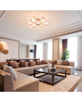 Люстра на штанге Eurosvet 60080/12 сатин-никель-foto2