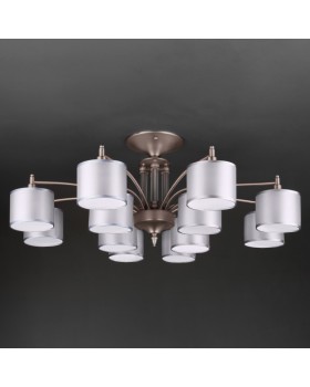 Люстра на штанге Eurosvet 60080/12 сатин-никель-foto3