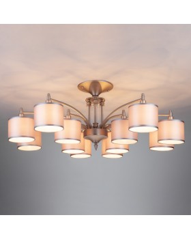 Люстра на штанге Eurosvet 60080/12 сатин-никель-foto4