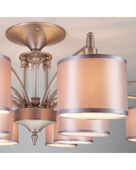 Люстра на штанге Eurosvet 60080/12 сатин-никель-foto5