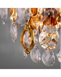 Бра Eurosvet 10081/2 золото/прозрачный хрусталь Strotskis-foto2
