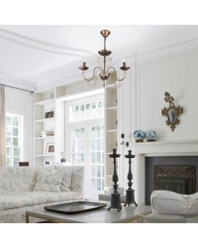 Подвесная люстра Eurosvet 60018/3 черный с золотом-foto2