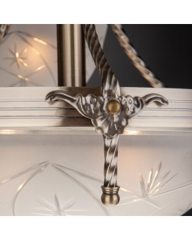 Подвесная люстра Eurosvet 60006/6 античная бронза-foto4