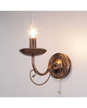 Бра Eurosvet 22404/1 черный с золотом-foto2