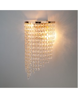 Бра Eurosvet 3102/2 золото/прозрачный хрусталь Strotskis-foto3