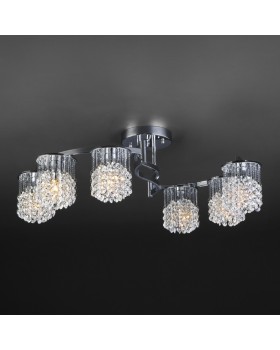 Люстра на штанге Eurosvet 3222/6 хром Strotskis-foto2