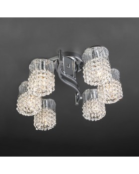 Люстра на штанге Eurosvet 3222/6 хром Strotskis-foto4