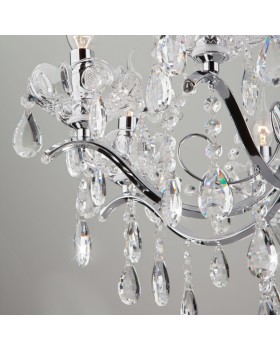 Подвесная люстра Eurosvet 3188/8 хром Strotskis-foto3