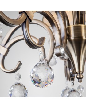 Подвесная люстра Eurosvet 1448/5 античная бронза Strotskis-foto2