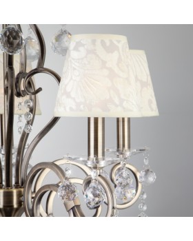 Подвесная люстра Eurosvet 1448/5 античная бронза Strotskis-foto3