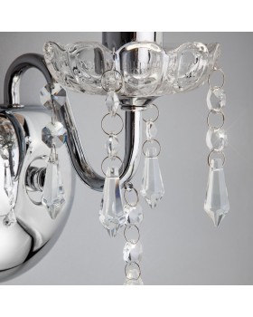 Бра Eurosvet 2045/1 хром/черный-foto4