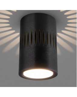 Накладной светильник Elektrostandard DLS026 7W 4200К черный-foto3