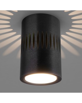 Накладной светильник Elektrostandard DLS026 7W 4200К черный-foto3