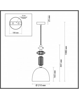 Подвесной светильник Odeon Light 4861/1C-foto2