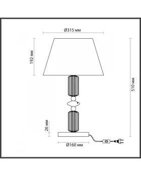 Настольная лампа Odeon Light 4861/1TA-foto2