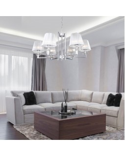 Подвесная люстра Eurosvet 60125/6 хром Smart (60114/6)-foto2