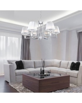 Подвесная люстра Eurosvet 60125/6 хром Smart (60114/6)-foto2