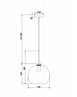 Подвесной светильник Freya FR8006PL-01BS-foto2