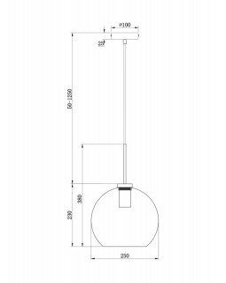 Подвесной светильник Freya FR8006PL-01BS-foto5