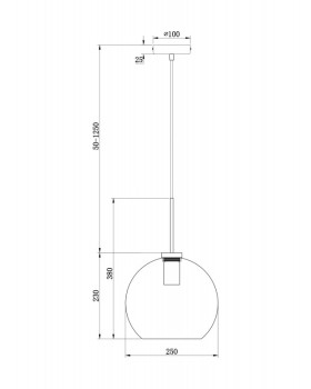 Подвесной светильник Freya FR8006PL-01BS-foto5