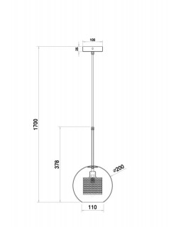 Подвесной светильник Freya FR8018PL-01N-foto2