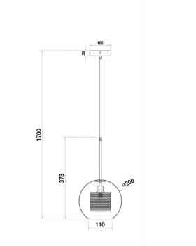Подвесной светильник Freya FR8018PL-01N-foto2