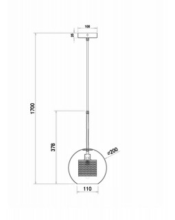 Подвесной светильник Freya FR8018PL-01N-foto7