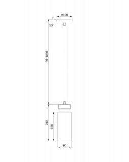 Подвесной светильник Freya FR8011PL-01GB-foto4