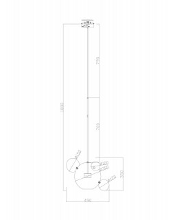 Подвесной светильник Freya FR5128PL-L10BS-foto5