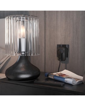 Розетка Elektrostandard 76100/00 Черный матовый-foto5