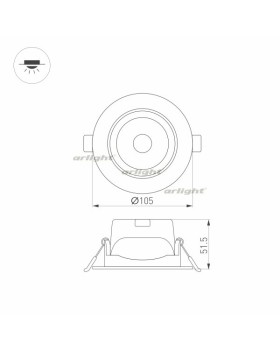 Светильник Downlight Arlight 032311-foto6