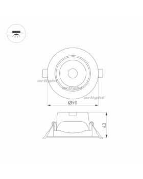 Светильник Downlight Arlight 032860-foto6