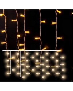 Светодиодный занавес Eurosvet 200-101 теплый белый 2*3м IP65-foto2