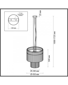 Каскадная люстра Odeon Light 4938/6A-foto2