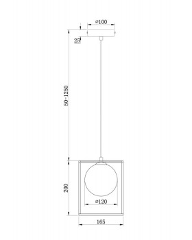 Подвесной светильник Freya FR5113PL-01G-foto2