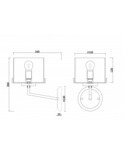 Бра Freya FR5096WL-01CH-foto2